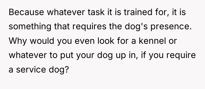 Because whatever task it is trained for, it is something...