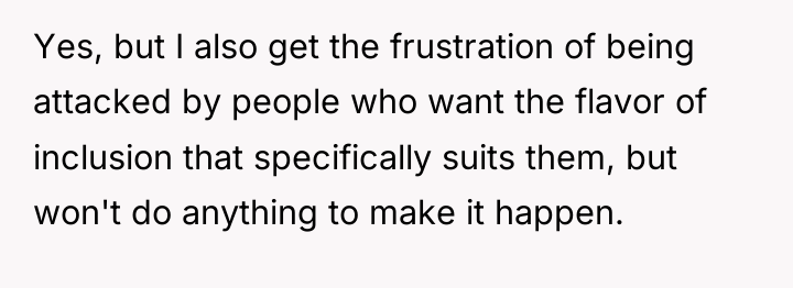 Yes, but I also get the frustration of being attacked...