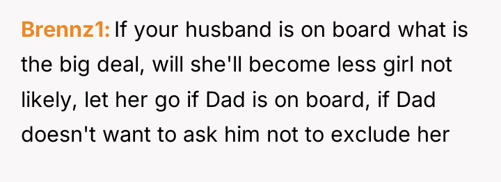 Brennz1 If your husband is on board what is the...