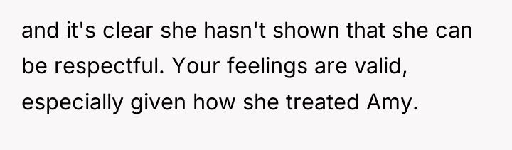 and it's clear she hasn't shown that she can be...