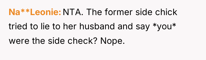 Na**Leonie NTA. The former side chick tried to lie to...