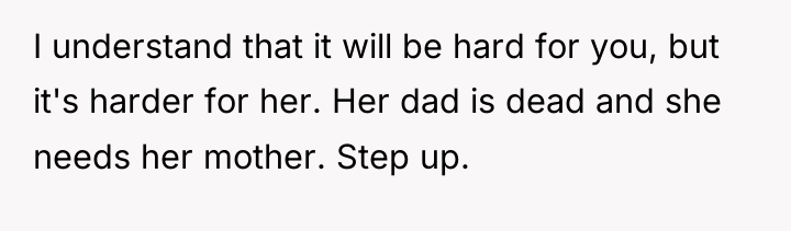 I understand that it will be hard for you, but...
