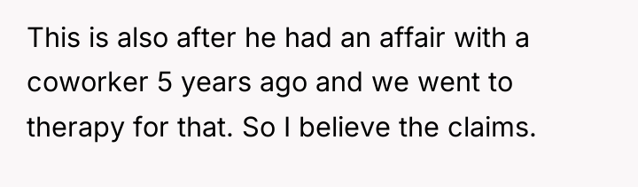 This is also after he had an affair with a...