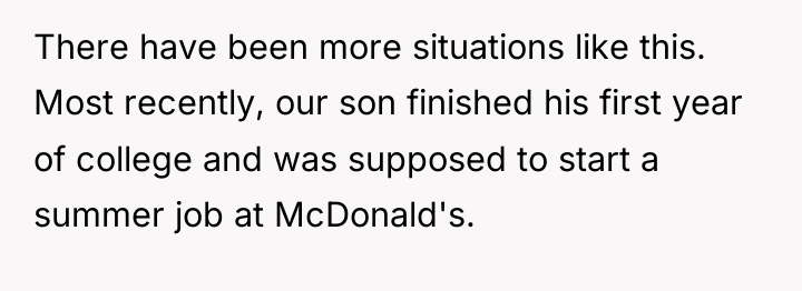 There have been more situations like this. Most recently, our...