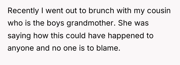 Recently I went out to brunch with my cousin who...