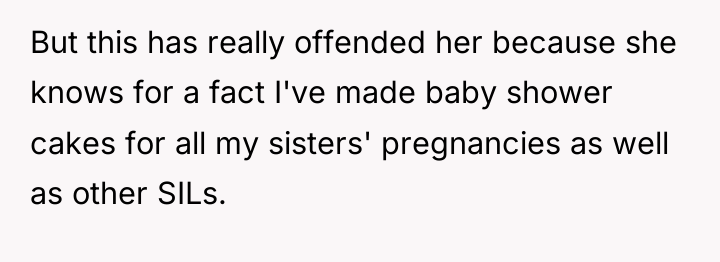 But this has really offended her because she knows for...