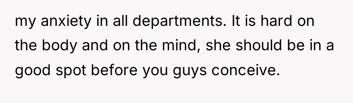 my anxiety in all departments. It is hard on the...