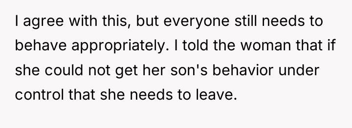 I agree with this, but everyone still needs to behave...