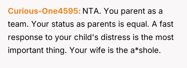 Curious-One4595 NTA. You parent as a team. Your status as...