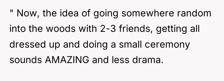 " Now, the idea of going somewhere random into the...
