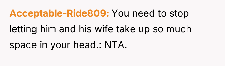 Acceptable-Ride809 You need to stop letting him and his wife...