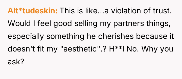 Alt*tudeskin This is like...a violation of trust. Would I feel...