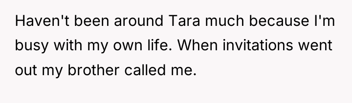 Haven't been around Tara much because I'm busy with my...