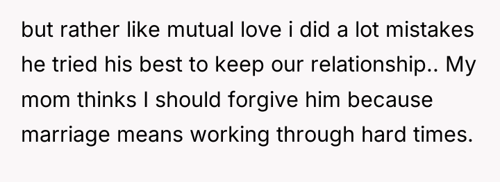 but rather like mutual love i did a lot mistakes...