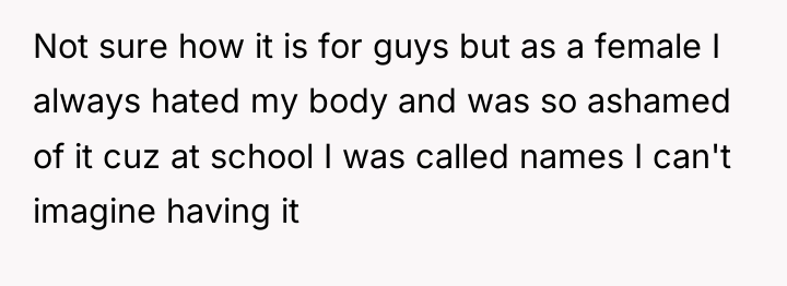 Not sure how it is for guys but as a...