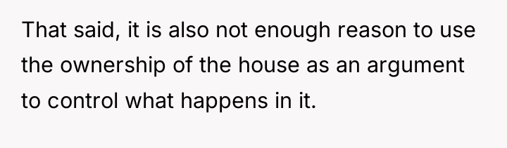 That said, it is also not enough reason to use...