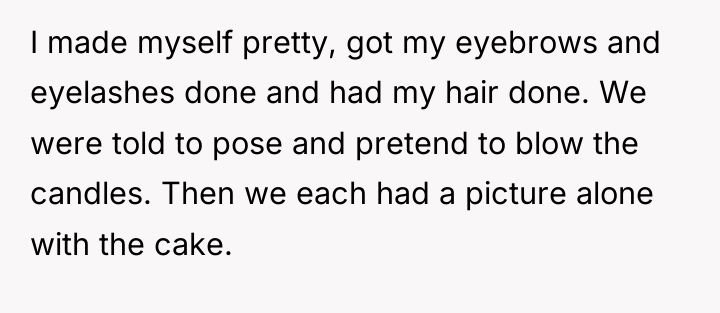 I made myself pretty, got my eyebrows and eyelashes done...