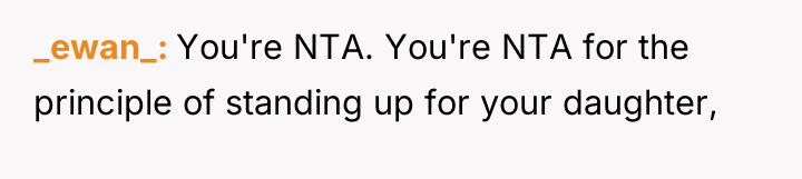 _ewan_ You're NTA. You're NTA for the principle of standing...