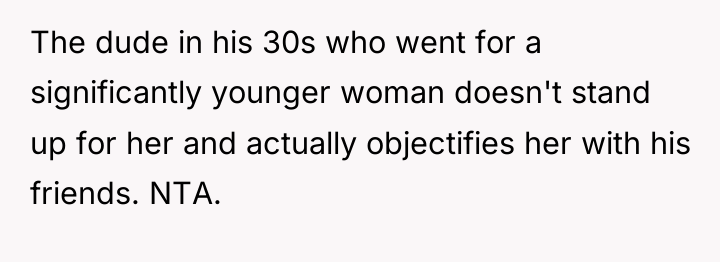 The dude in his 30s who went for a significantly...