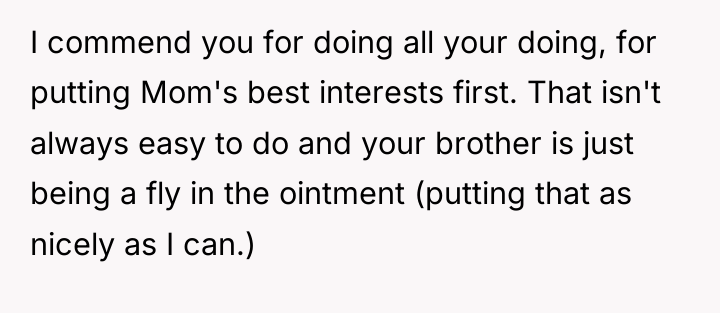 I commend you for doing all your doing, for putting...