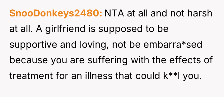 SnooDonkeys2480 NTA at all and not harsh at all. A...