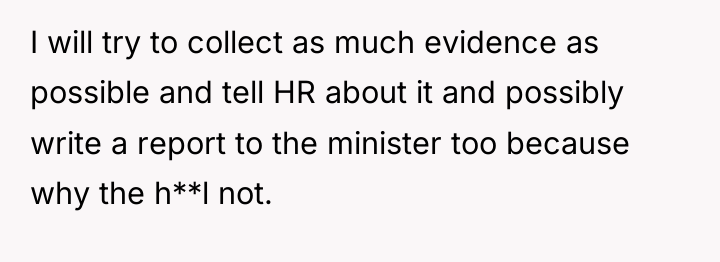 I will try to collect as much evidence as possible...