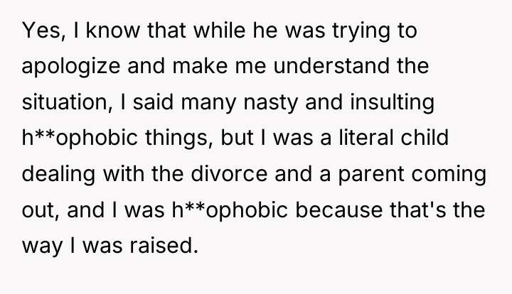 Yes, I know that while he was trying to apologize...