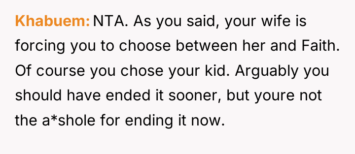 Khabuem NTA. As you said, your wife is forcing you...