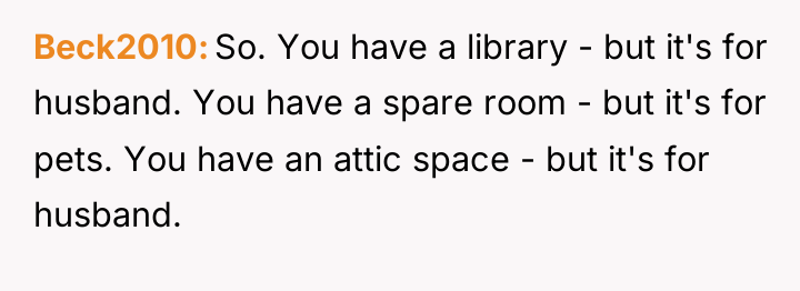 Beck2010 So. You have a library - but it's for...