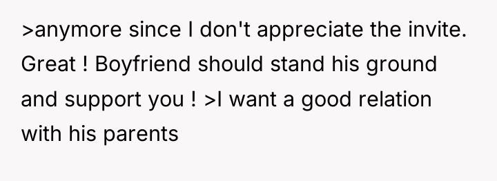>anymore since I don't appreciate the invite. Great ! Boyfriend...