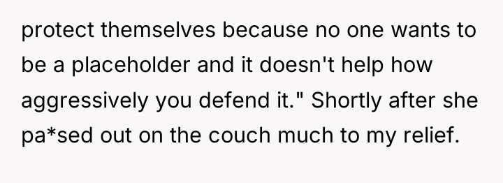 protect themselves because no one wants to be a placeholder...
