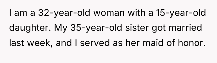 I am a 32-year-old woman with a 15-year-old daughter. My...