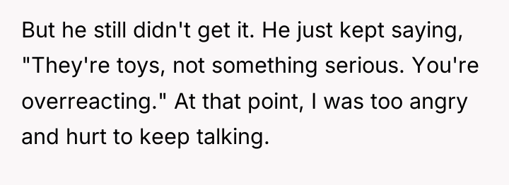 But he still didn't get it. He just kept saying,...