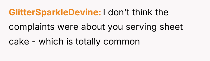 GlitterSparkleDevine I don't think the complaints were about you serving...