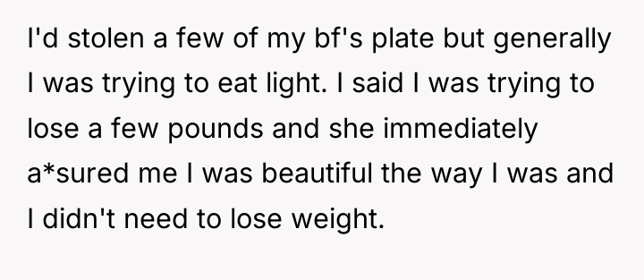 I'd stolen a few of my bf's plate but generally...