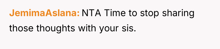 JemimaAslana NTA Time to stop sharing those thoughts with your...
