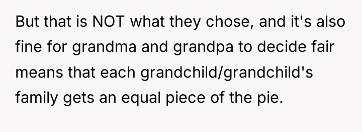 But that is NOT what they chose, and it's also...