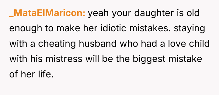 _MataElMaricon yeah your daughter is old enough to make her...