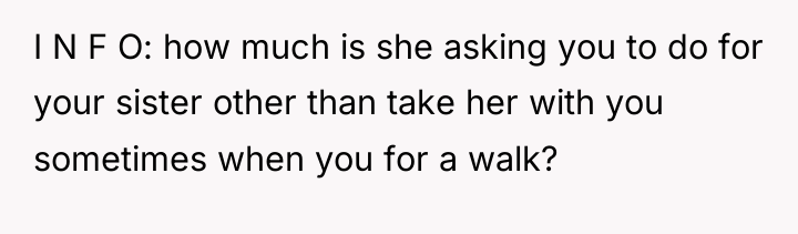 I N F O: how much is she asking you...