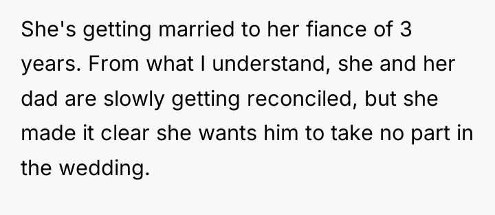 She's getting married to her fiance of 3 years. From...