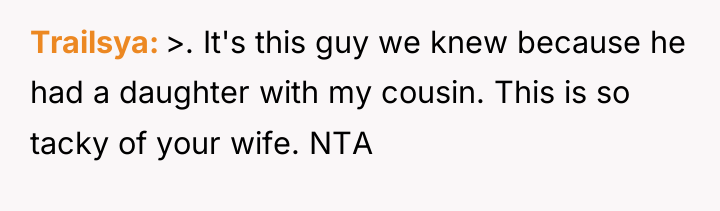 Trailsya >. It's this guy we knew because he had...