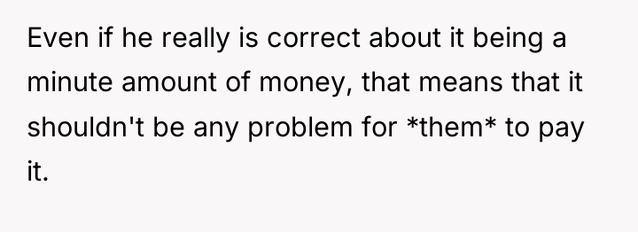 Even if he really is correct about it being a...