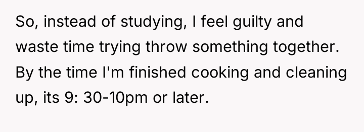 So, instead of studying, I feel guilty and waste time...