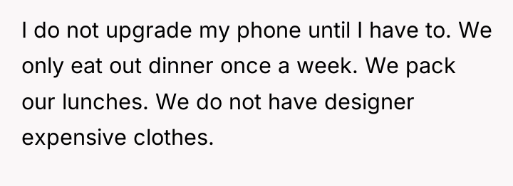 I do not upgrade my phone until I have to....