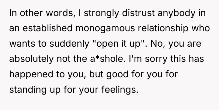 In other words, I strongly distrust anybody in an established...