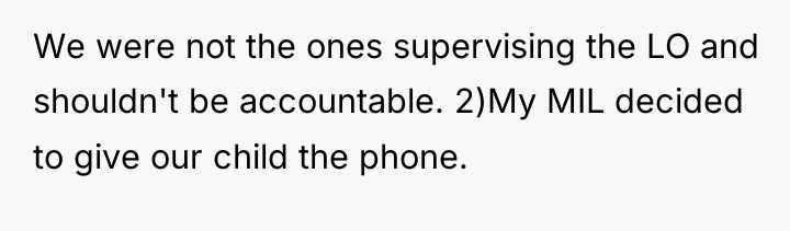 We were not the ones supervising the LO and shouldn't...