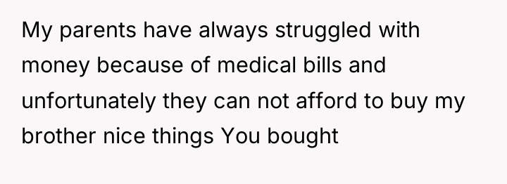 My parents have always struggled with money because of medical...