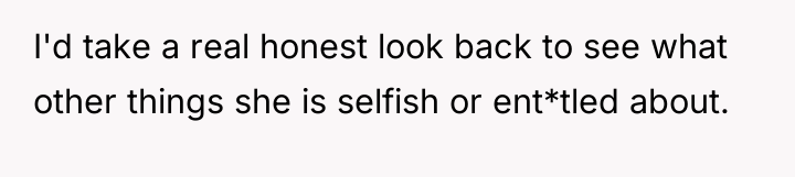 I'd take a real honest look back to see what...