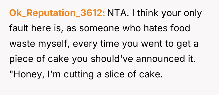Ok_Reputation_3612 NTA. I think your only fault here is, as...