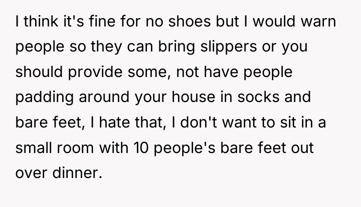 I think it's fine for no shoes but I would...